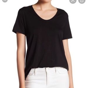 Theory Pinati Parkbay Scoop Neck Tee T-shirt Black